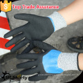 SRSAFETY double coated gloves nitrile coated knitted gloves/safety gloves